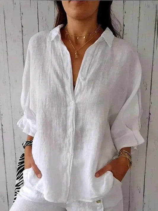 Amelie | Relaxed Button-Up Shirt
