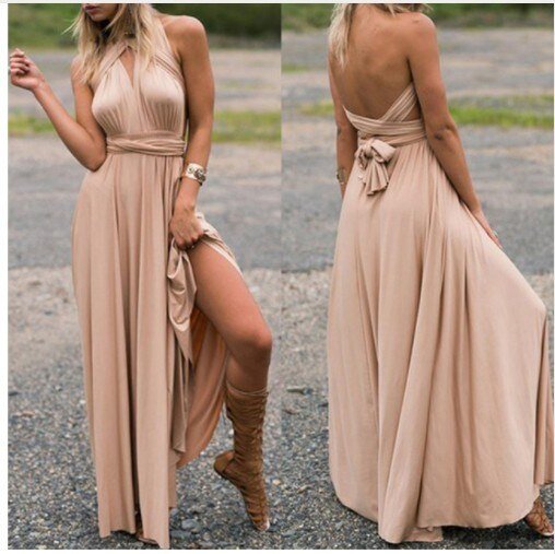 Halter Maxi Dress | Women's Elegant Alice