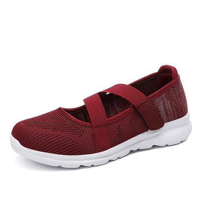 Ballet Flats | Women's Knitted Adjustable Premium
