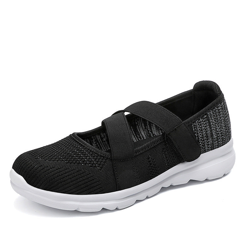 Ballet Flats | Women's Knitted Adjustable Premium