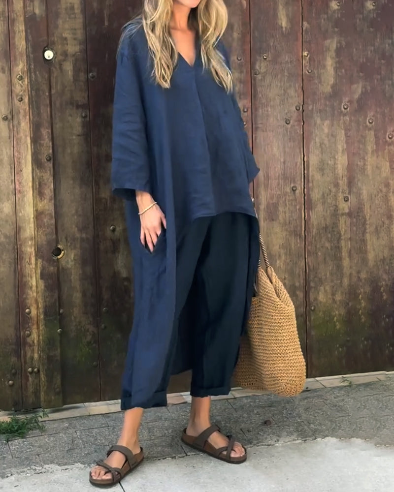 Two Piece Set | Women's Linen Tara Murphy