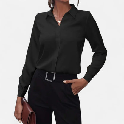 Button Up Shirt | Women's Denim Elegant Camille Laurent