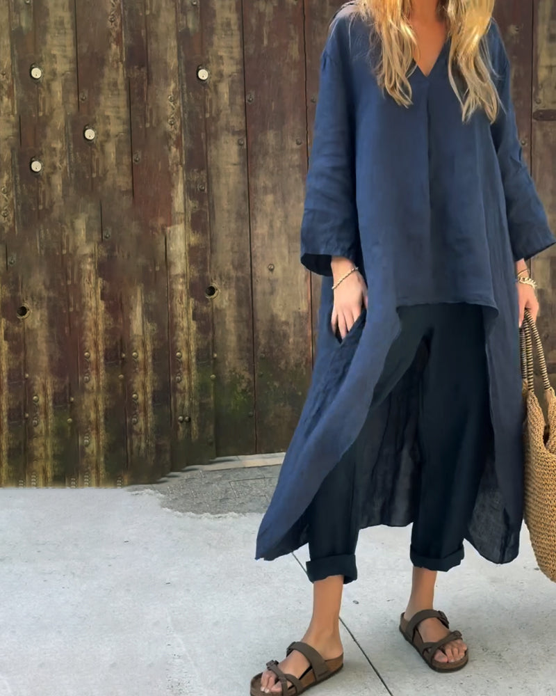 Two Piece Set | Women's Linen Tara Murphy