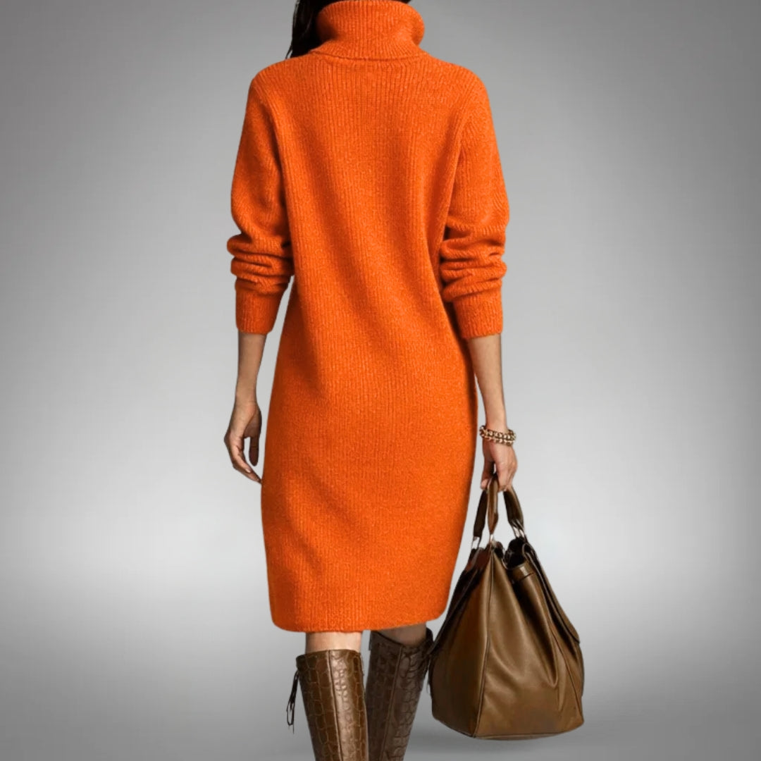 Mira | Knit Polo Midi Dress