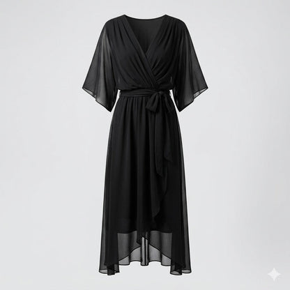 Maxi Dress | Women's Wrap Elegant Seraphina Laurent