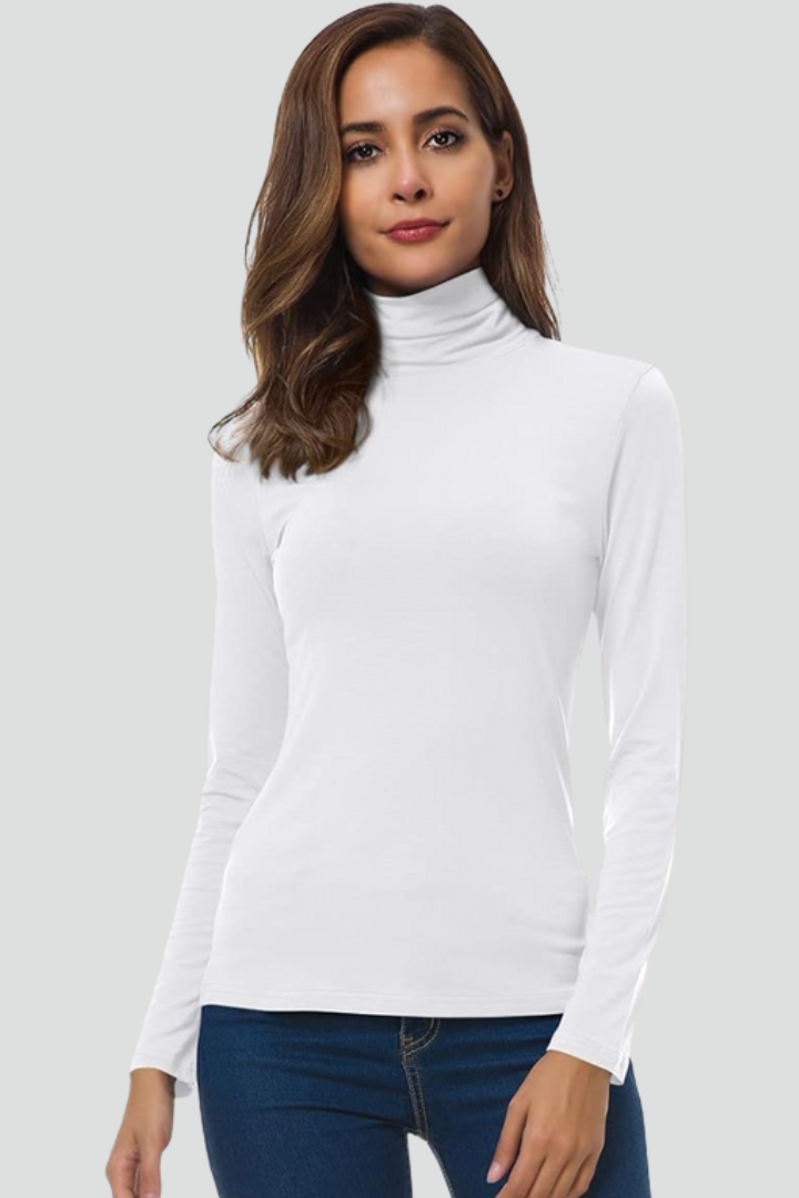 Lyra | Turtleneck Long-Sleeve Knit Sweater