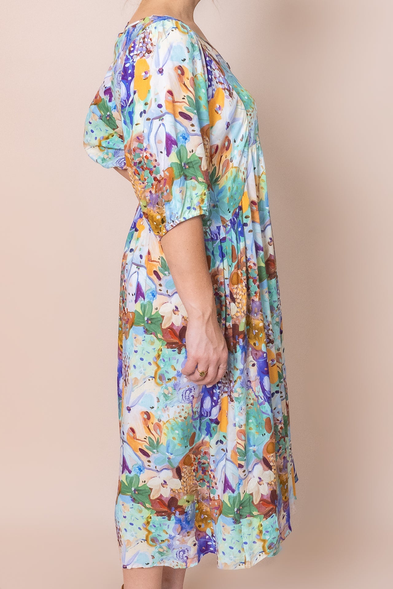 Effortless Women's Floral Midi Dress — product view 8