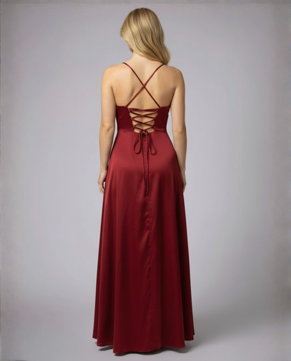 Elegant Women's Sleeveless Formal Evening Maxi Dress — product view 3