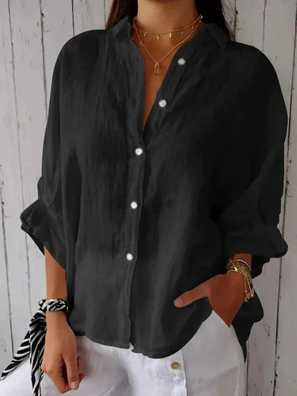 Amelie | Relaxed Button-Up Shirt