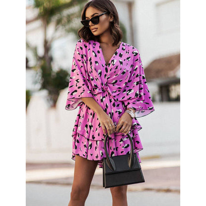 Mini Dress | Women's Floral Ruffle Sofia Bellini