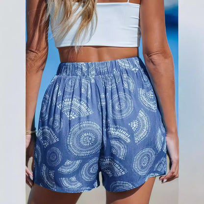 Summer Shorts | Women's Pocket Elastic-Waist