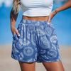 Summer Shorts | Women's Pocket Elastic-Waist