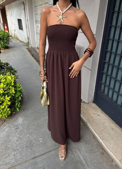 Strapless Maxi Dress | Women's Elegant Emma