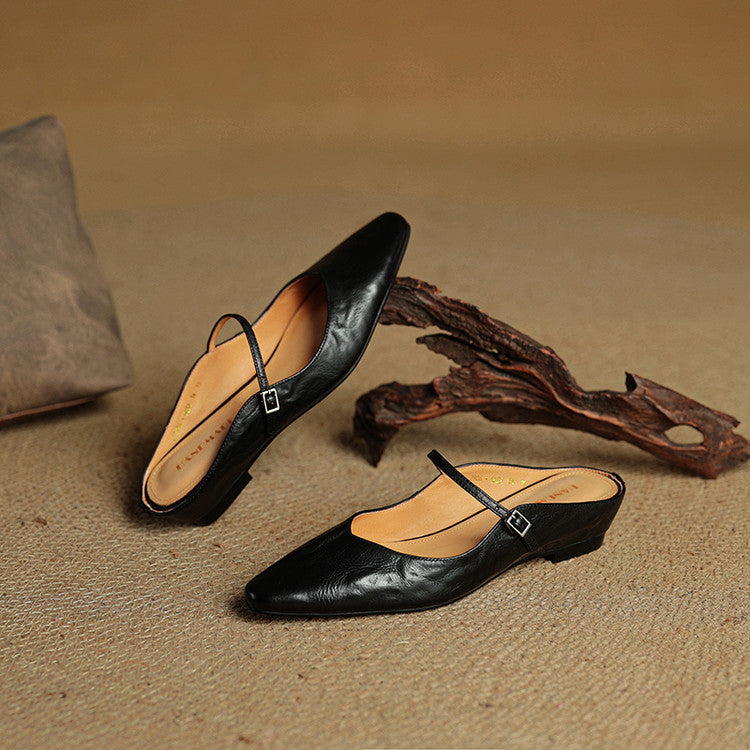 Refined Women's Pointed-Toe Slingback Ballet Flats — product view 22