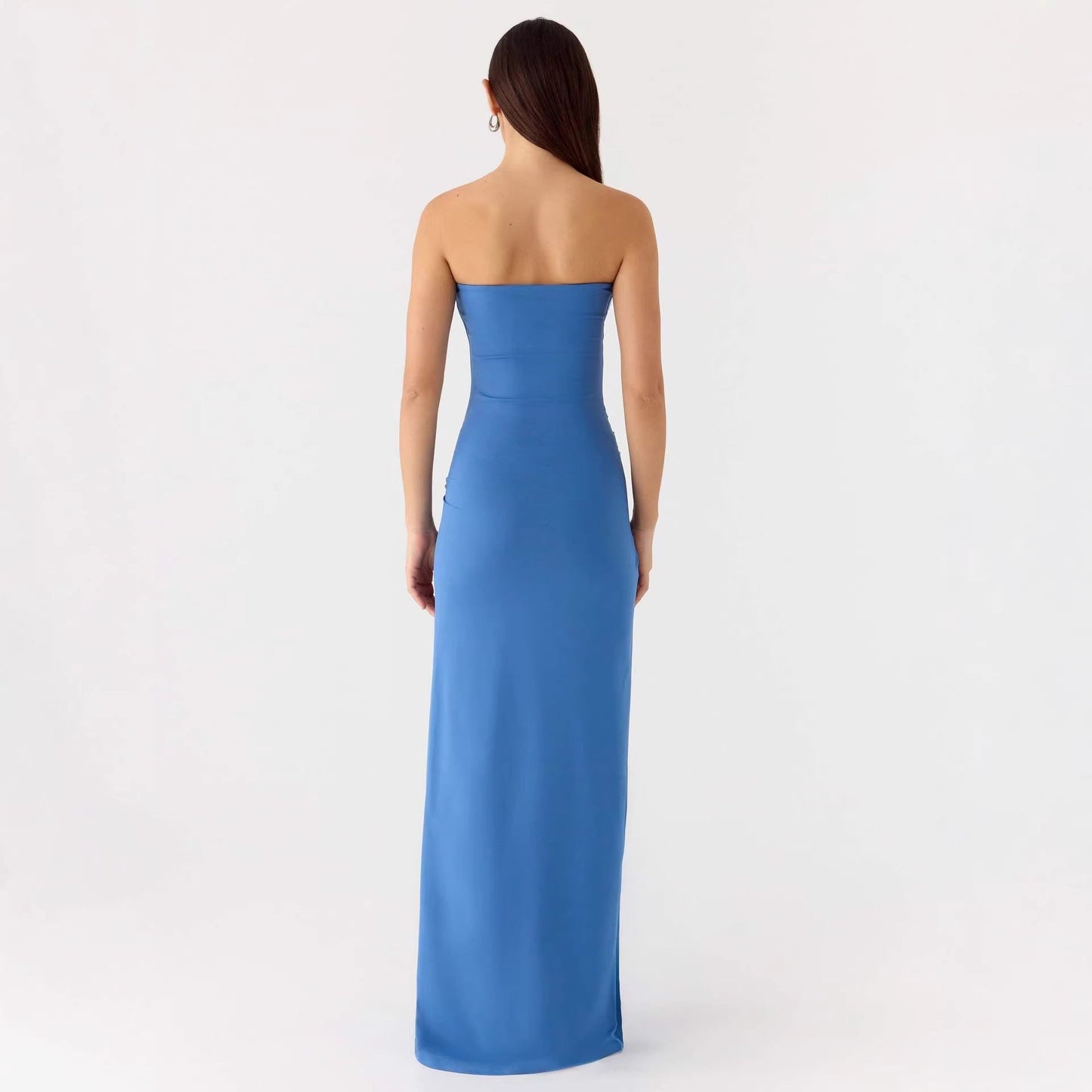 Strapless Maxi Dress | Women's Wrap Elegant