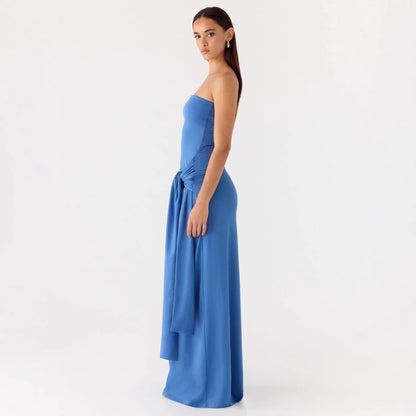 Strapless Maxi Dress | Women's Wrap Elegant