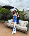Strapless Maxi Dress | Women's Floral Elegant