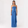Strapless Maxi Dress | Women's Wrap Elegant