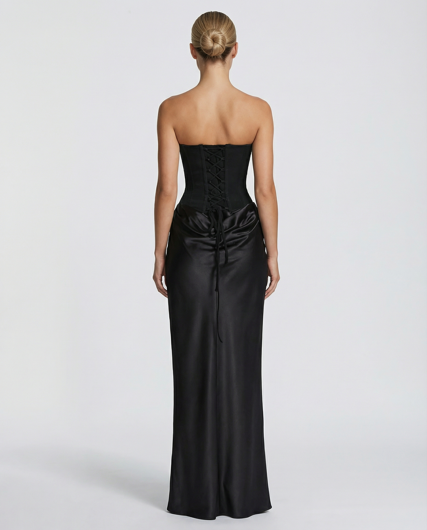 Maxi Dress | Women's Satin Corset Vivienne Moretti
