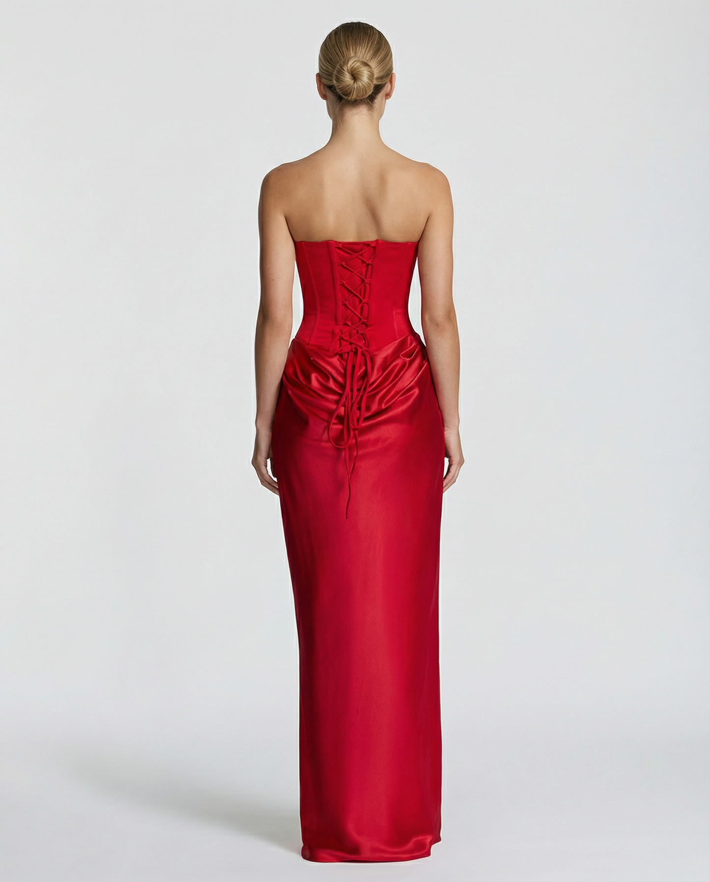 Maxi Dress | Women's Satin Corset Vivienne Moretti