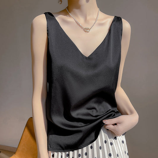 Sleeveless Top | Women's Everyday Satin Mia