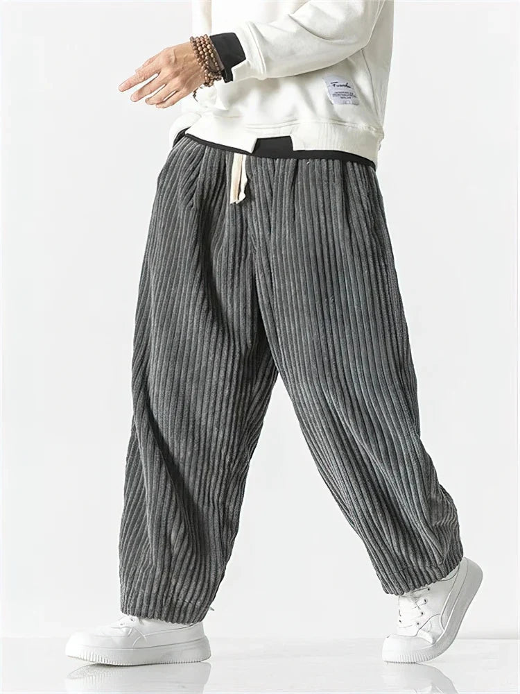 Callum - Relaxed-Fit Corduroy Trousers - product view 5 - Sela Look