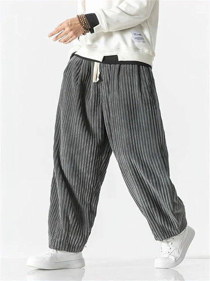 Callum - Relaxed-Fit Corduroy Trousers - product view 5 - Sela Look