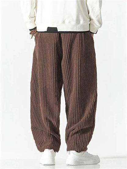 Callum - Relaxed-Fit Corduroy Trousers - product view 4 - Sela Look