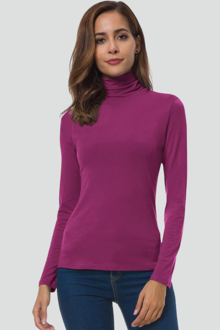 Lyra | Turtleneck Long-Sleeve Knit Sweater