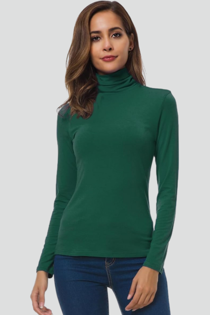 Lyra | Turtleneck Long-Sleeve Knit Sweater