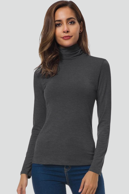 Lyra | Turtleneck Long-Sleeve Knit Sweater