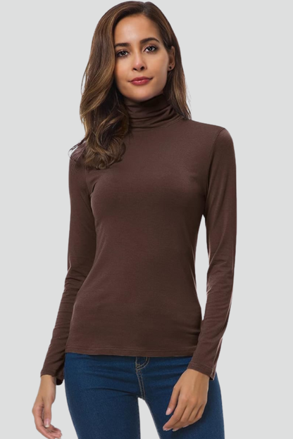 Lyra | Turtleneck Long-Sleeve Knit Sweater