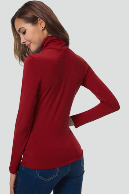 Lyra | Turtleneck Long-Sleeve Knit Sweater