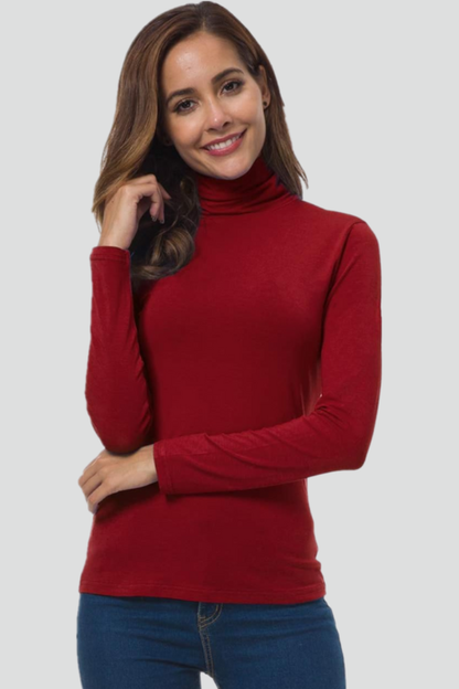 Lyra | Turtleneck Long-Sleeve Knit Sweater