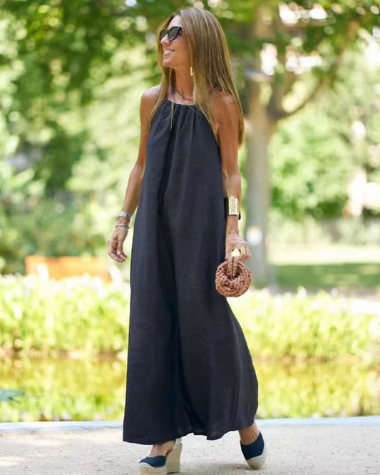 Halter Maxi Dress | Women's Sleeveless Casual