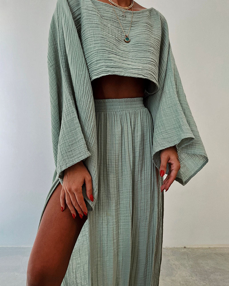 Lounge Set | Unisex Casual Mint Green Style