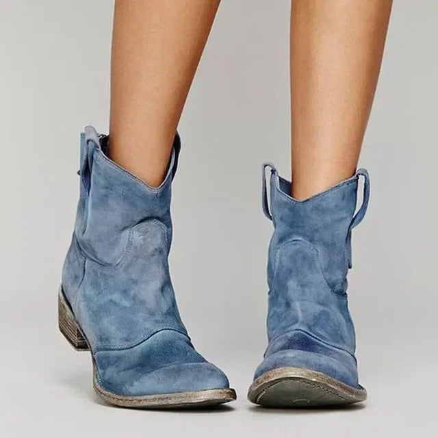 Destiny | Women's Vintage Cowboy Ankle Boots – product image 3
