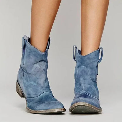 Destiny | Women's Vintage Cowboy Ankle Boots – product image 3