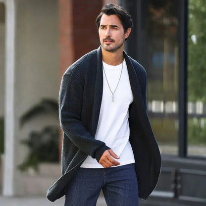 Reid | Men's Open Front Shawl Collar Cardigan