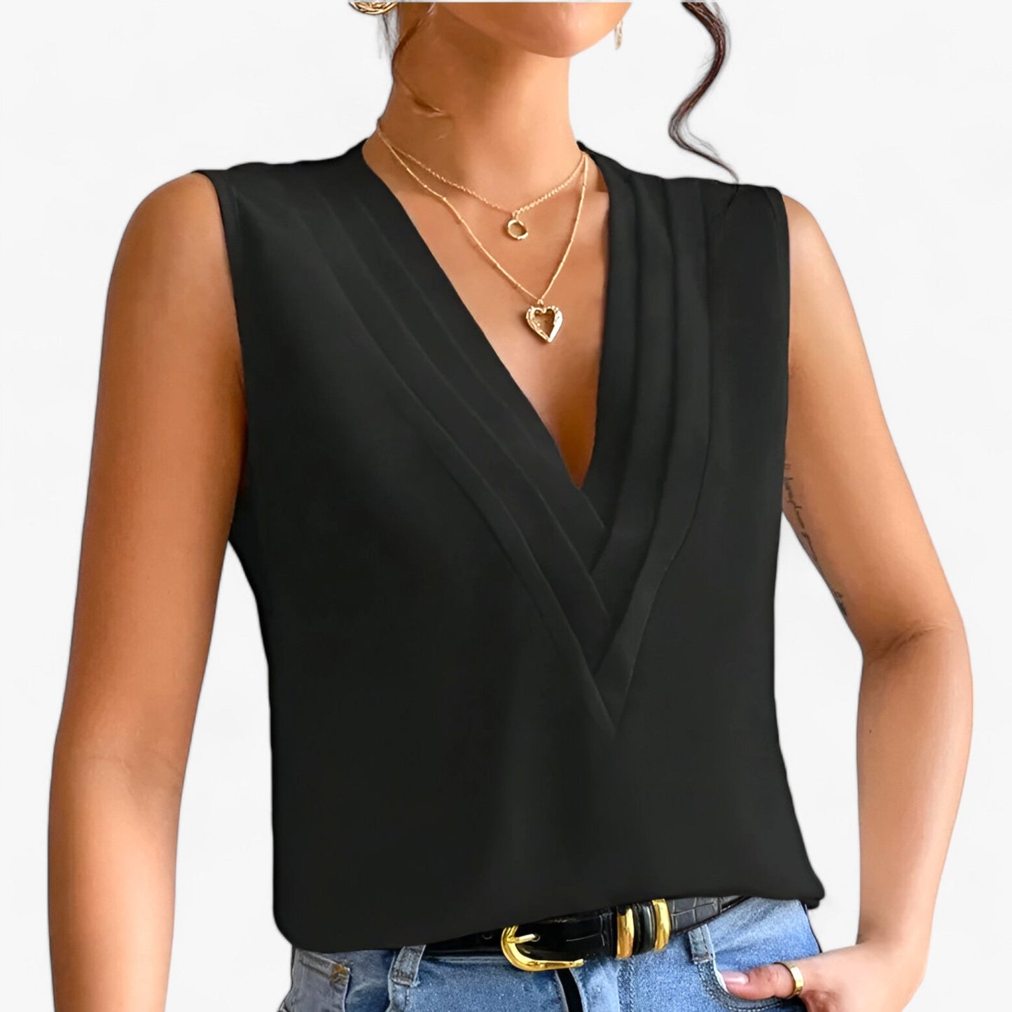 Sleeveless Top | Women's Easy Everyday Blouse