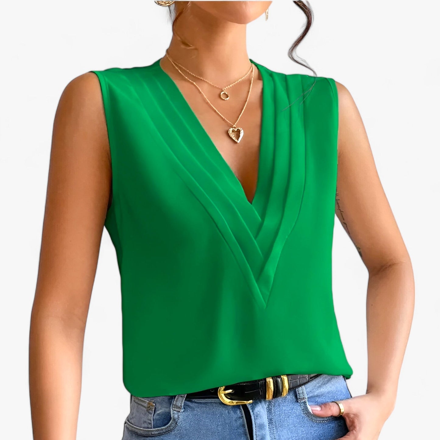 Sleeveless Top | Women's Easy Everyday Blouse