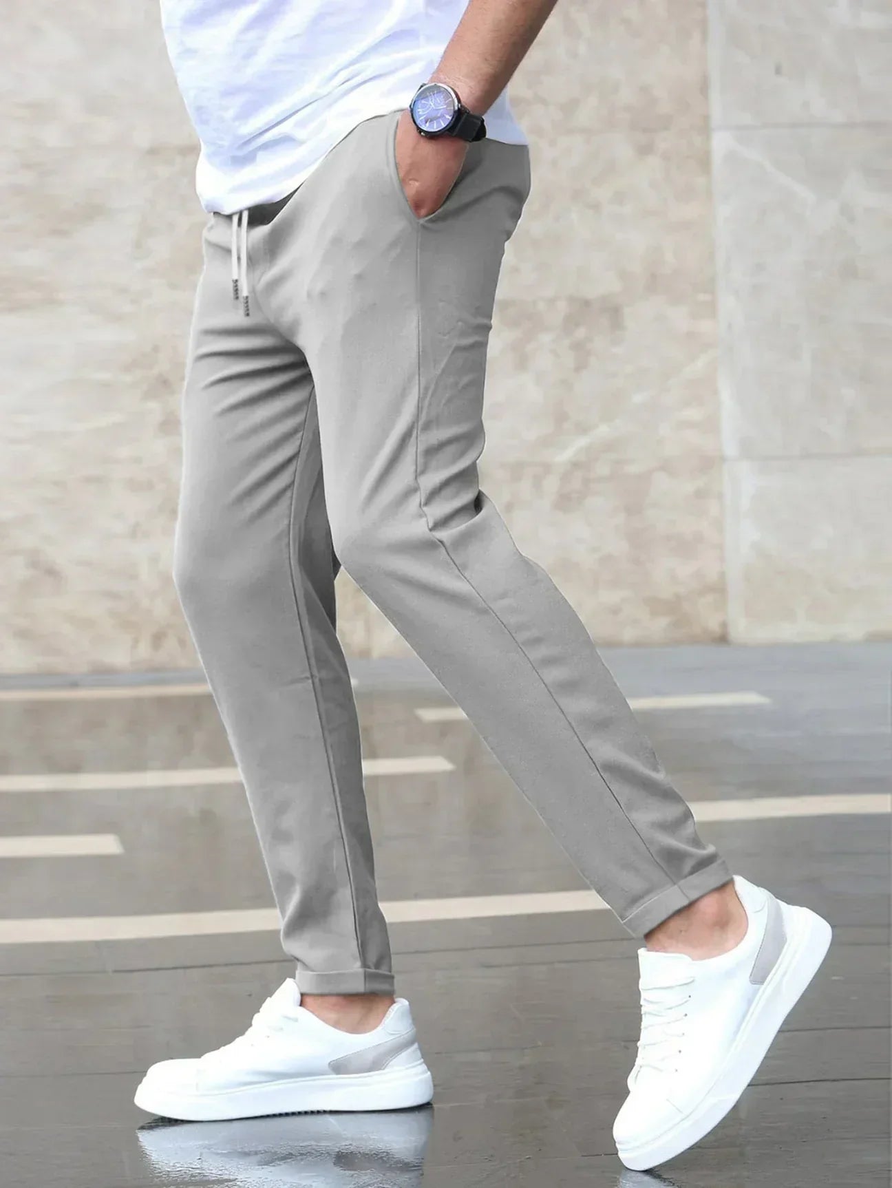 Sebastian | Men's Stretch Drawstring-Waist Pants – product image 6