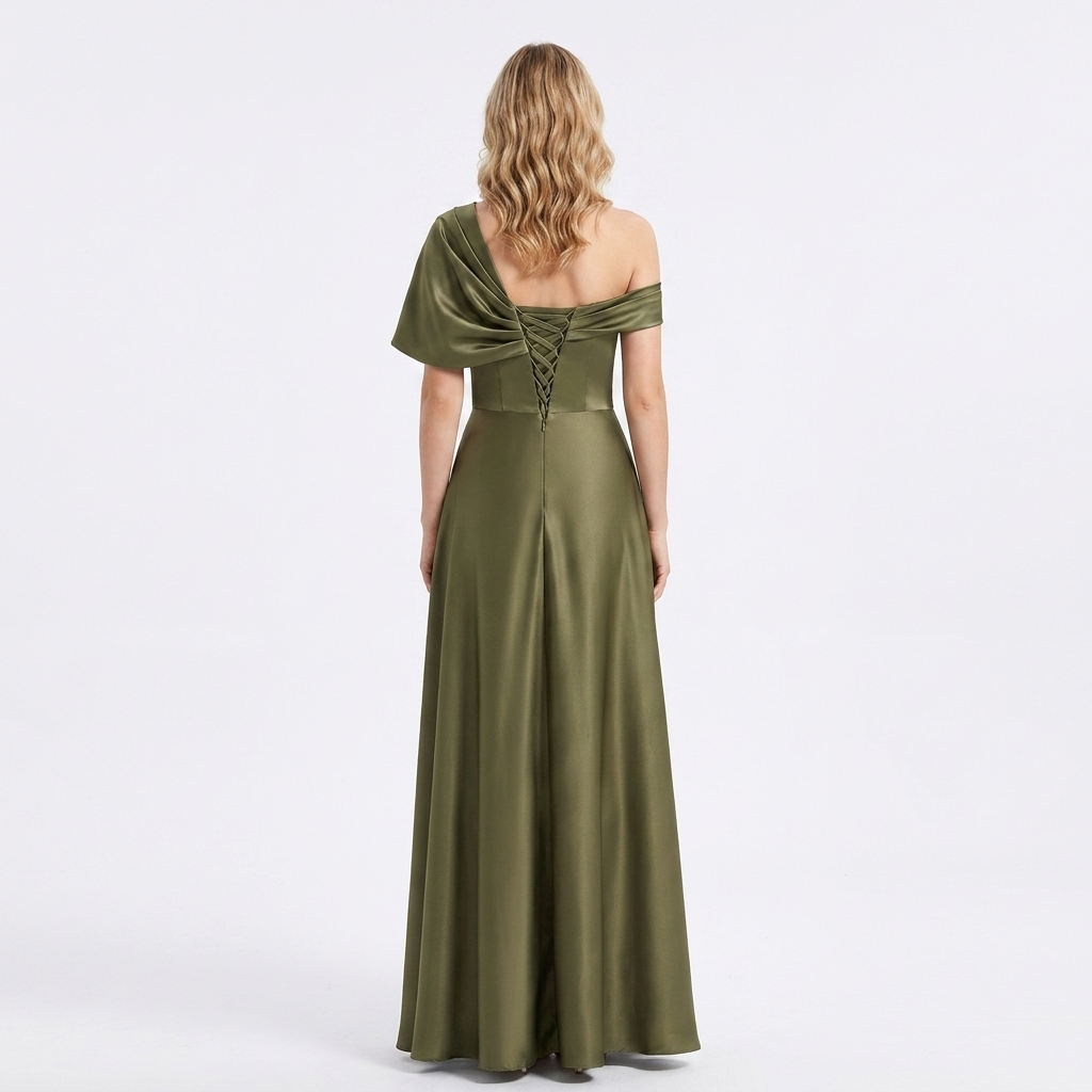 Wedding Guest Dress | Women's One-Shoulder Ruffle
