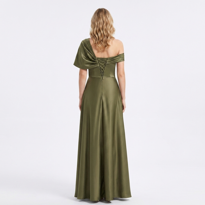 Wedding Guest Dress | Women's One-Shoulder Ruffle
